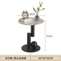 Creative accessible luxury round slate coffee table table balcony office sofa living room small apartment small table side table bedside