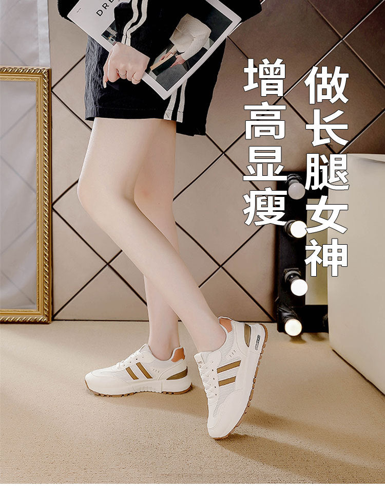 plus size white sneakers for women, 2025 spring new collection, mesh lightweight soft sole athletic shoes, women's breathable shoes