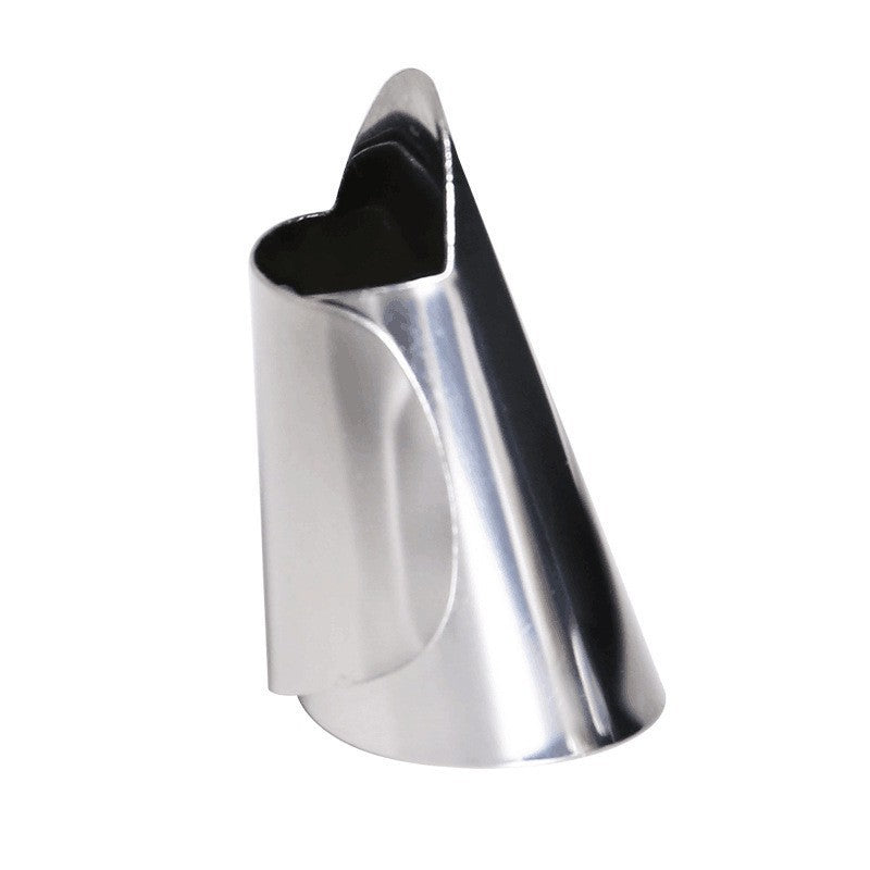 Edamame peeling artifact broad bean peeling picking vegetable beans iron nail cover stainless steel protective finger ring tool