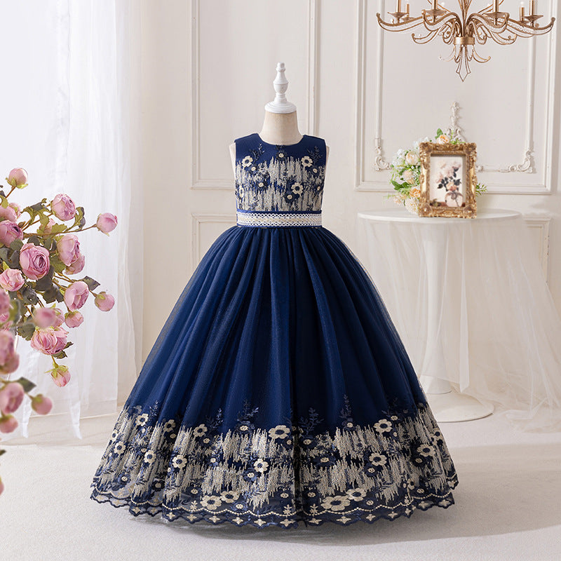 Amazon new arrivals: embroidered birthday party evening dresses for girls (us & european styles) - princess long tutu skirts