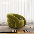 Cream furniture single sofa chair lazy internet celebrity style single chair small apartment balcony designer casual chair for home