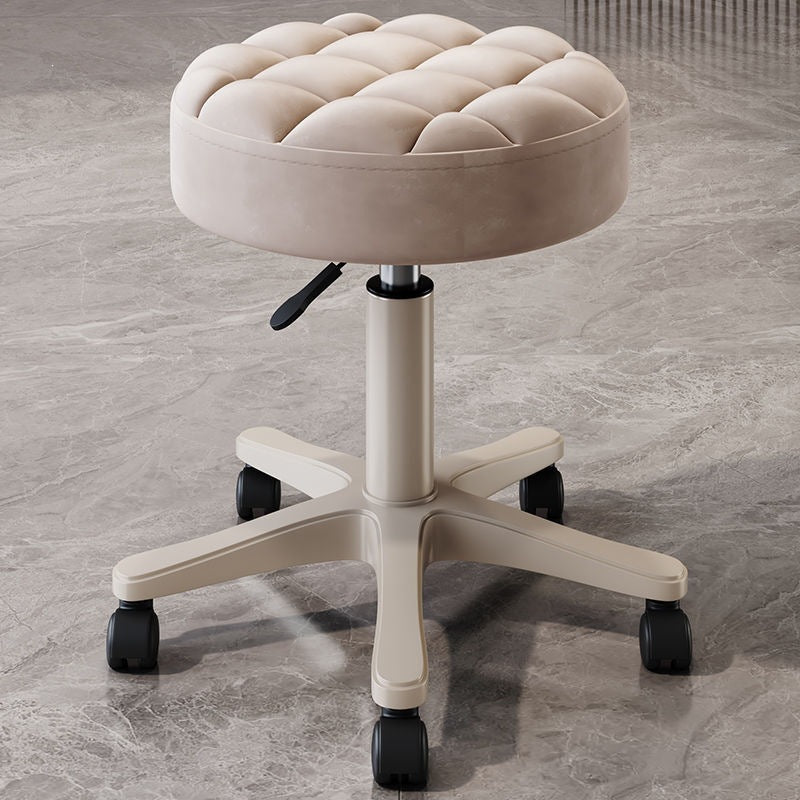 Adjustable height makeup stool - trending vanity stool for home, live streaming, and nail art