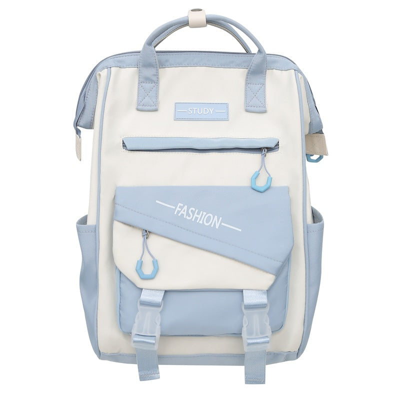 School bag summer small fresh large capacity backpack junior high school college students high value travel computer backpack