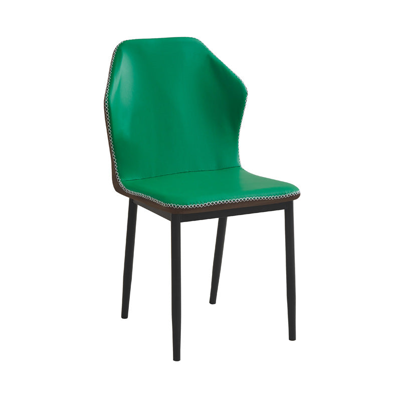 Source factory manufacturer wholesale italian normcore dining chair for home carbon steel restaurant hotel chair office reception chair
