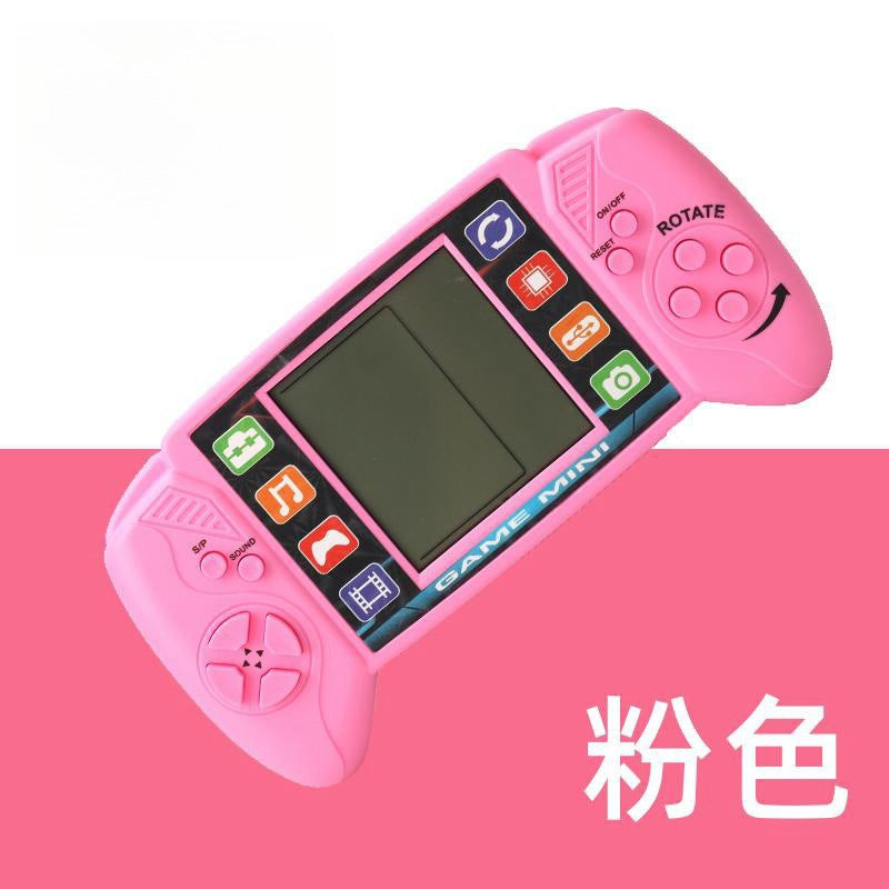 classic large-screen tetris game console kidsretro nostalgic handheld game console student gift
