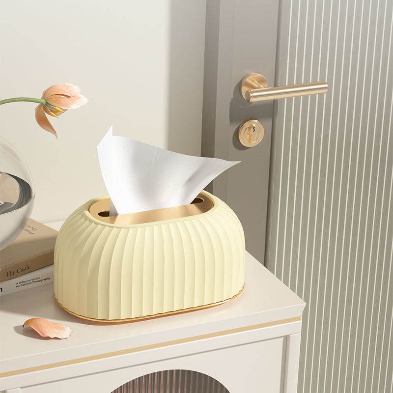 Tissue box desktop automatic adjustable tissue box casual modern tissue box for home living room creative accessible luxury tissue box
