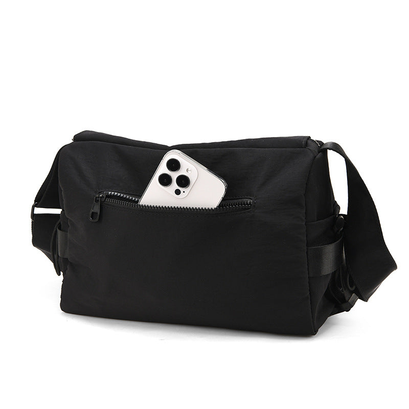 New men's messenger bag trendy college student large-capacity computer bag Japanese casual versatile small satchel shoulder bag