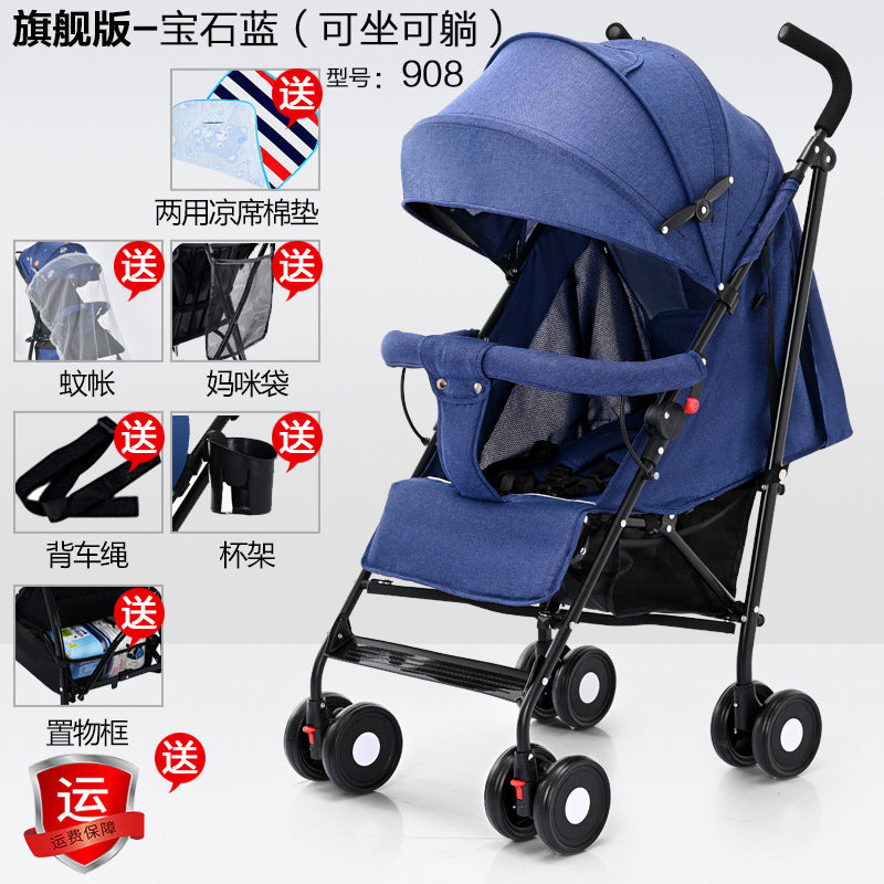 Wholesale baby strollers, umbrella strollers, sit and lie down, lightweight, foldablekids baby umbrella handle stroller, bb stroller, dropshipping