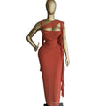 European and american cross-border women's fashion:  autumn new arrivals - sexy, elegant, slim-fitting, bodycon, sleeveless dress