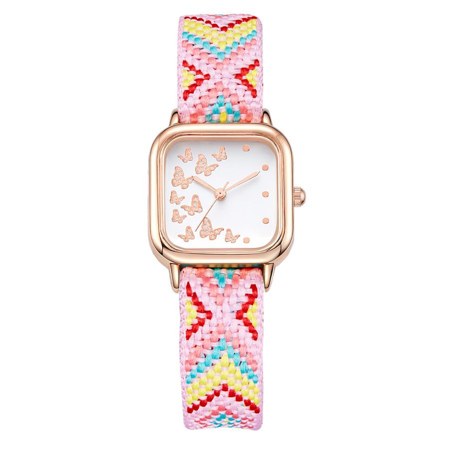 new arrival forest style butterfly women's watch fashionk-style high-looking student women's watch quartz performance goods wholesale