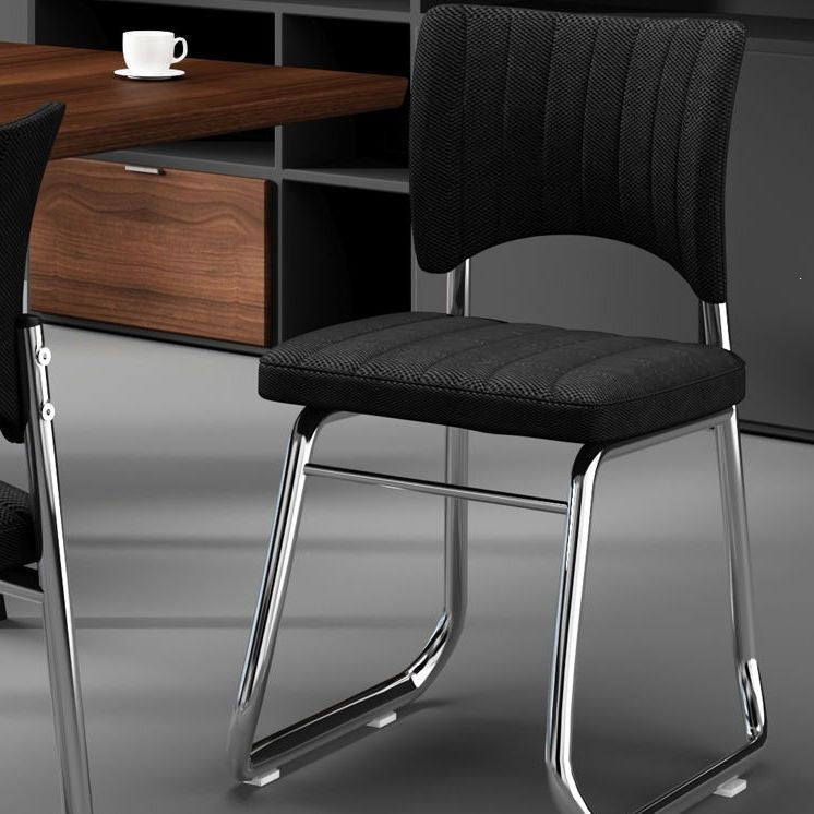 Stackable training chair - conference reception chair - comfortable backrest for extended sitting - ideal for gaming, chess, mahjong, and more - linen fabric