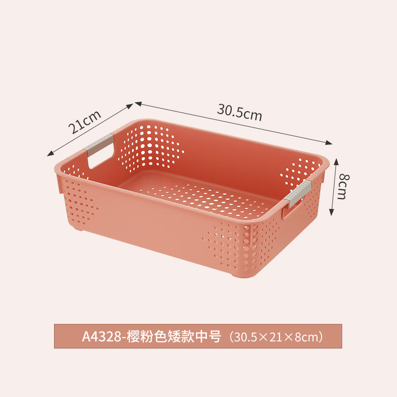 Wholesale desktop storage basket sundries storage box storage basket rectangular snack toy storage basket finishing box