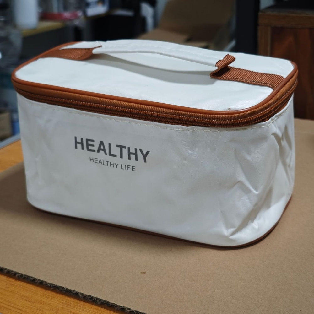 316 stainless steel double-walled insulated lunch box with dividers, microwaveable plastic food container