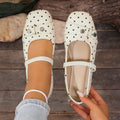 Exportplus size polka dot ballet style mary jane flats women's new arrivalautumoutwear evening shallow mouth women's flats