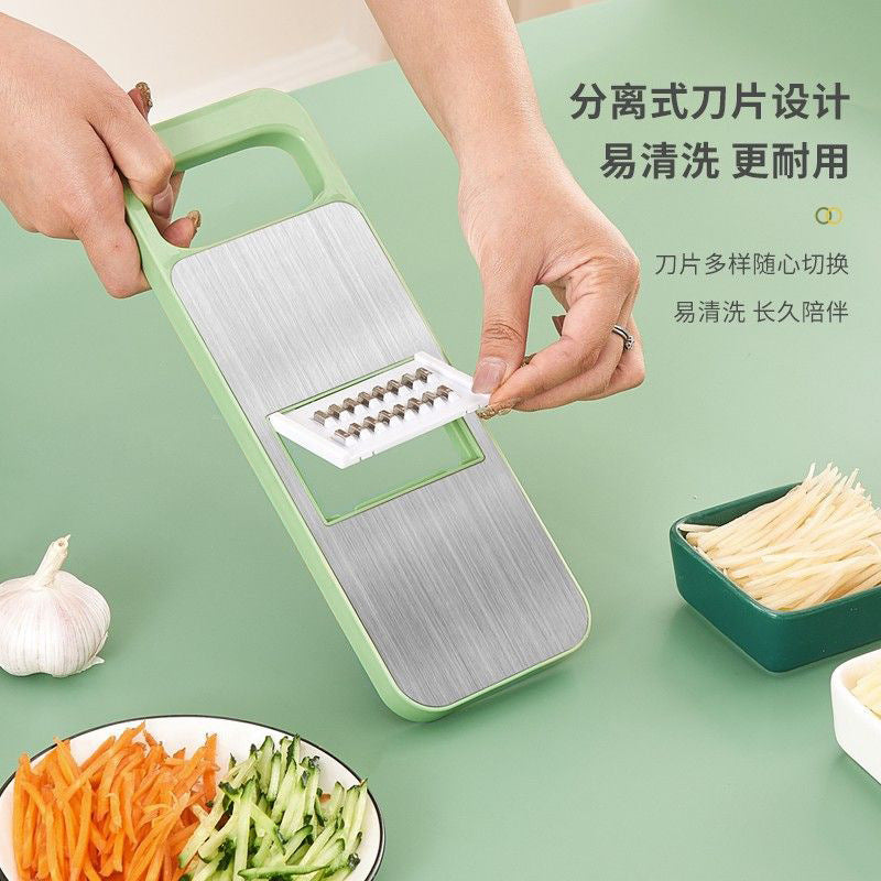 Multifunctional vegetable cutter - kitchen gadget for home & commercial use: slicing, dicing, shredding, and grating - the ultimate kitchen tool for restaurants and home cooks