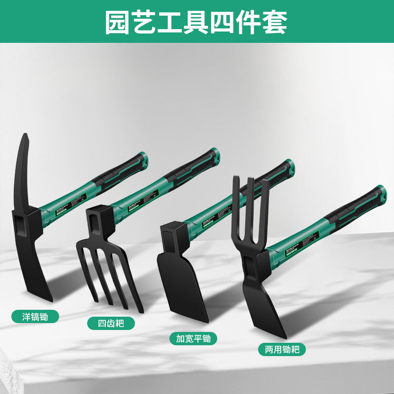 Small pickaxe multi-functional outdoor portable pickaxe, claw pickaxe, pickaxe, ax, hoe, special hoe for digging tree roots and digging grass