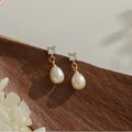 2024 new fashionable light luxury pearl earrings - versatile korean style, trendy and chic