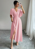 early spring new french casual chic dress - button-down design, slim fit, perfect for banquets, cocktail parties, and tea time