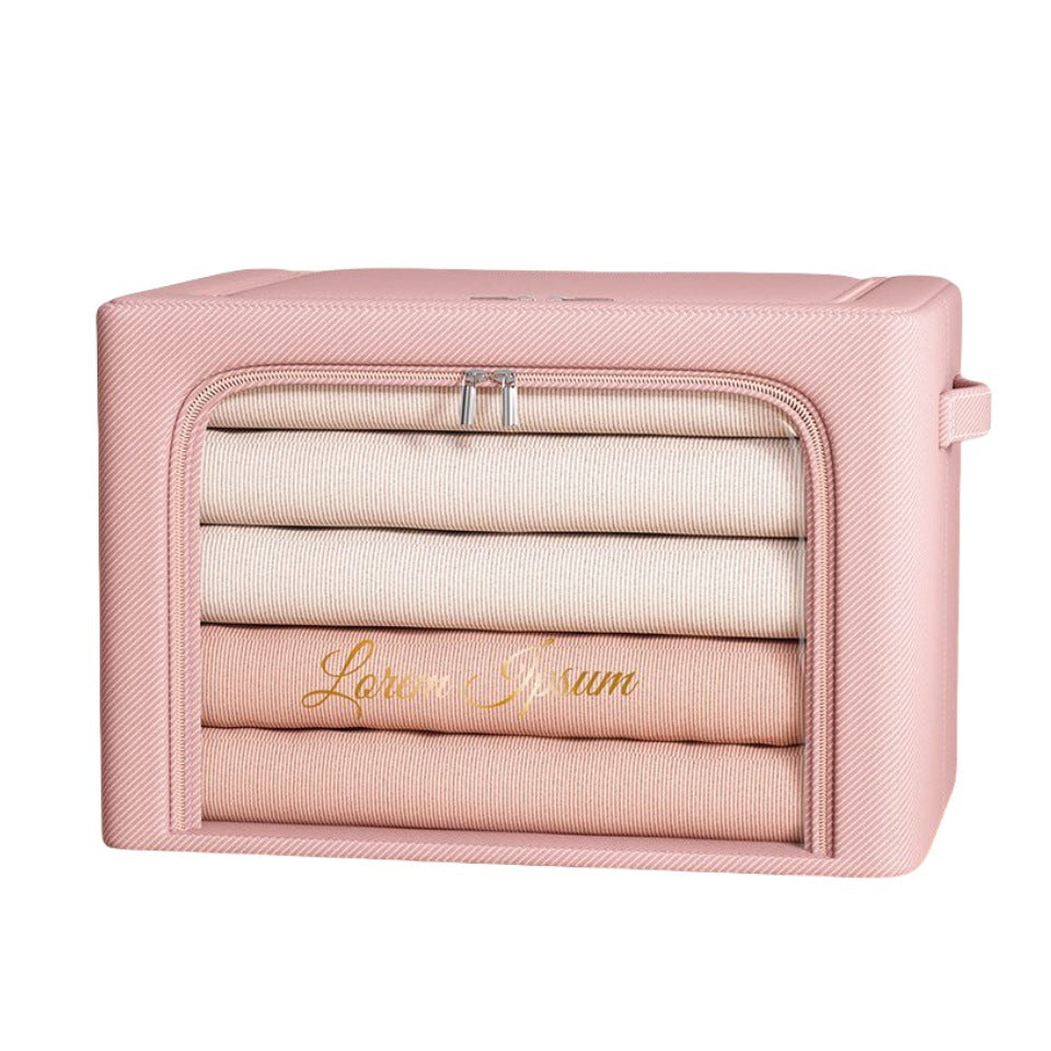 Large window clothes sorting box storage box household fabric packing thick clothes quilt storage box wardrobe special box