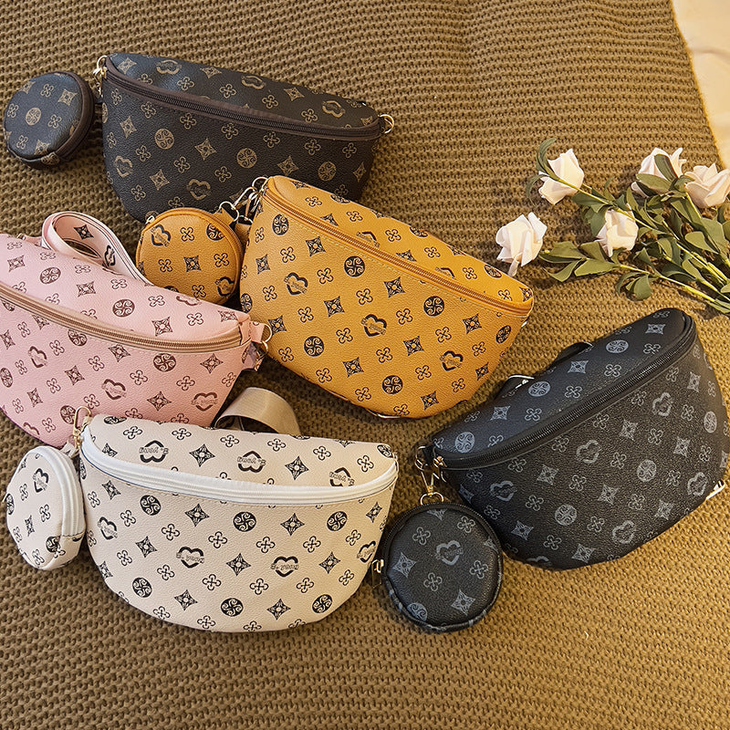 Fanny pack two-piece set 2024 South East Asia  satchel messenger bag ladies bags new women's shoulder bag