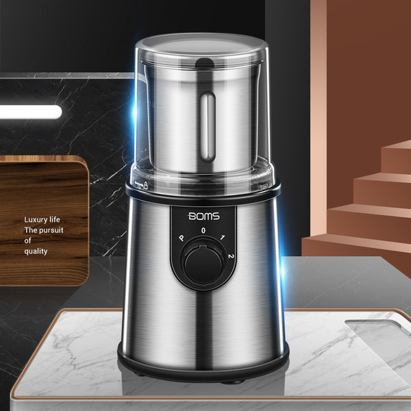 304 stainless steel electric coffee grinder household ingredients herbal grinder kitchen small plug-in grinder