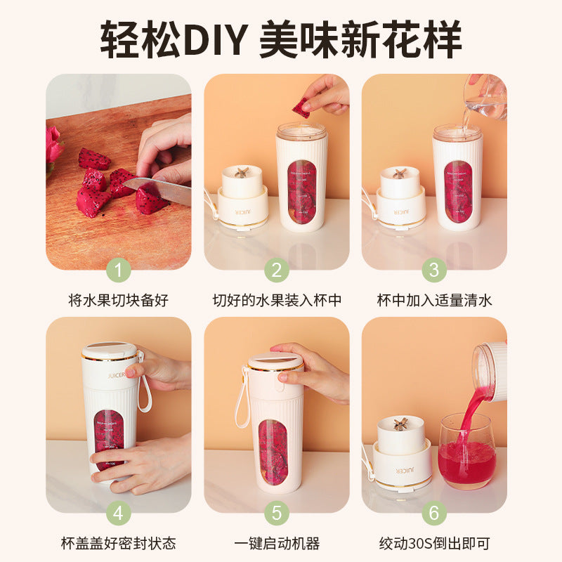 New arrivalfor homemini rechargeable small portable juicer portable cup juice cup in stock