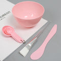 Wholesale large-sized facial mask bowl 6-piece set: plastic mask mixing bowl, mask brush, spatula, and measuring spoon