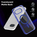 ice color magnetic suction suitable for google 9a charging mobile phone case pixel10 ice mist semi-transparent anti-fall cross-border case