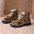 autumn new arrival: women's leopard print martin boots for cross-border e-commerce, plus sizes available. wholesale price: $0.67. dropshipping available on  and . sizes 36-43