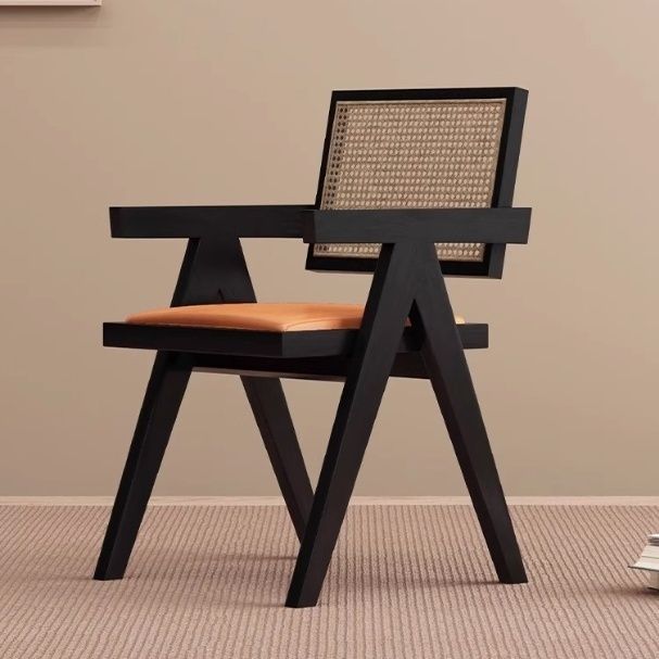 Rattan nordic dining chair for homecasual chair popularb&b balcony k chair solid wood chandigarh casual rattan chair