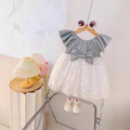 Summer children's dress, baby girl princess style, chic tulle dress, formal gown, tutu skirt, cute baby girl skirt