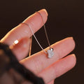 Zircon double heart necklace for women, 2025 new arrival, light luxury, minimalist, sweet, niche, high-end clavicle chain - perfect gift for her