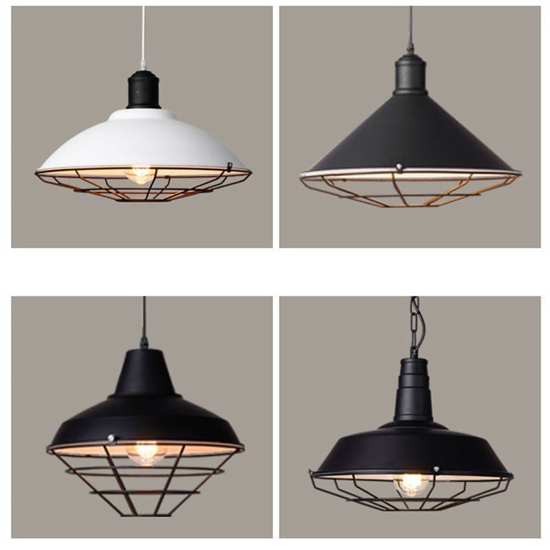 Loft retro stylish creative bar restaurant hotel decoration chandelier american industrial style nostalgic casual lampshade