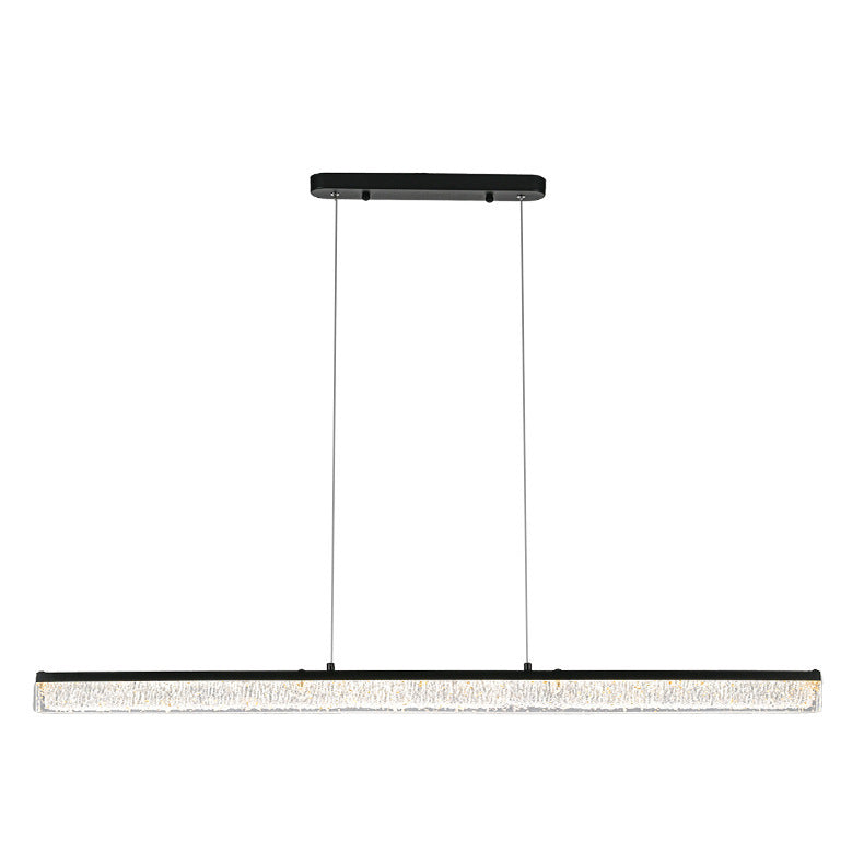 Zhongshan lamps one-word chandelier full spectrum home restaurant high-end bar modern simple living room chandelier