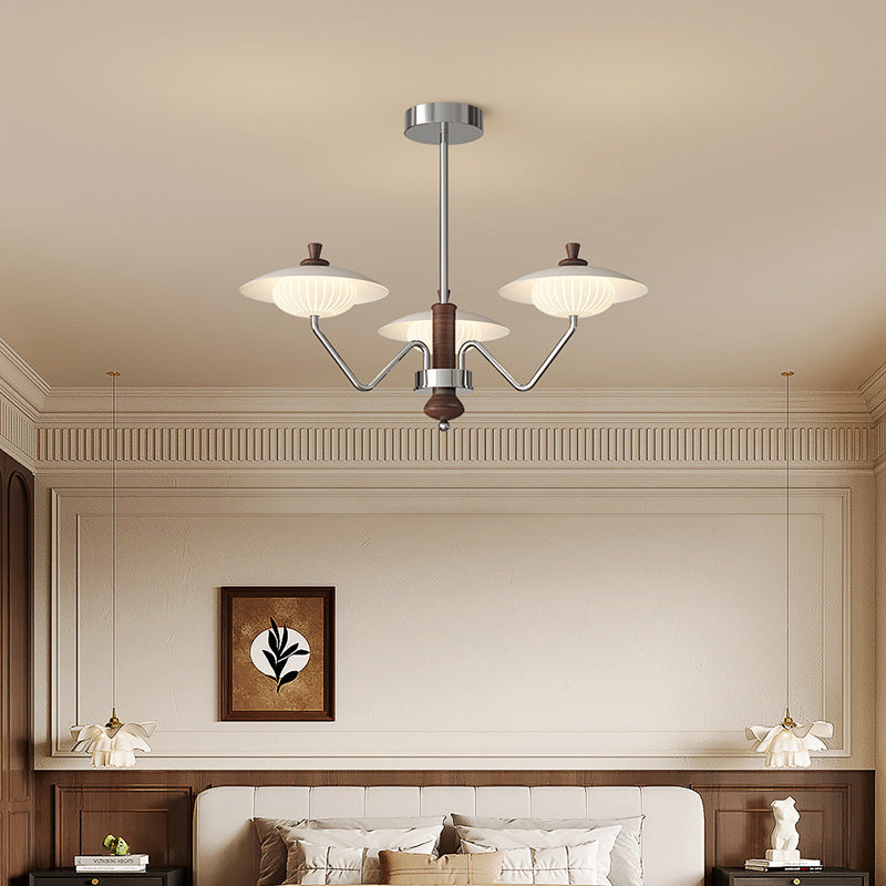 Medieval creative flying saucer chandelier living room main light Bauhaus simple bedroom study dining room light high-end lighting