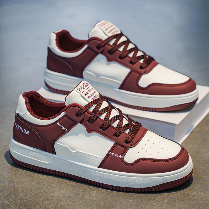New arrivalins style men's shoes 2026springtrendyeasiest for matchwhite shoesnon-slipabrasion resistantthick sole sports casual sneakers