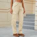 European and american cross-border women's clothing spring & fall new arrival  independent station washed overalls streamer denim casual pants pants