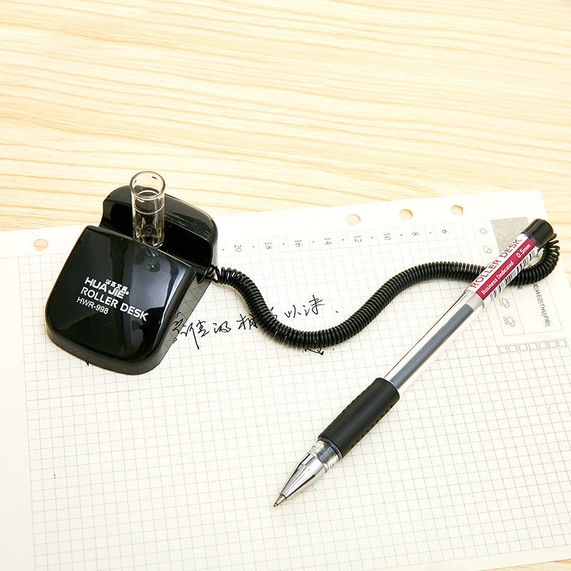 Simple Business Desk Pen Desktop Neutral Pen Classic Counter Special Black Durable Desk Pen Elegant Counter Paste