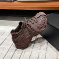 2025 winter new collection: women's fleece-lined cotton shoes, warm sock shoes, casual thick-soled shoes, octopus sneakers