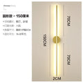 Minimalist modern led linear wall sconce - creative living room tv backdrop, bedroom bedside, and popular linear lighting fixture