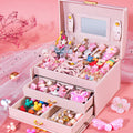Princess-style hair accessories, hair clips, headbands, high-end storage jewelry box, children's cartoon hair ornaments gift box, wholesale for women