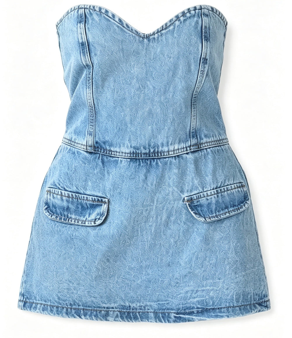 European and american cross-border splicing women's tube top skirt  european and american e-commerce  cross-border