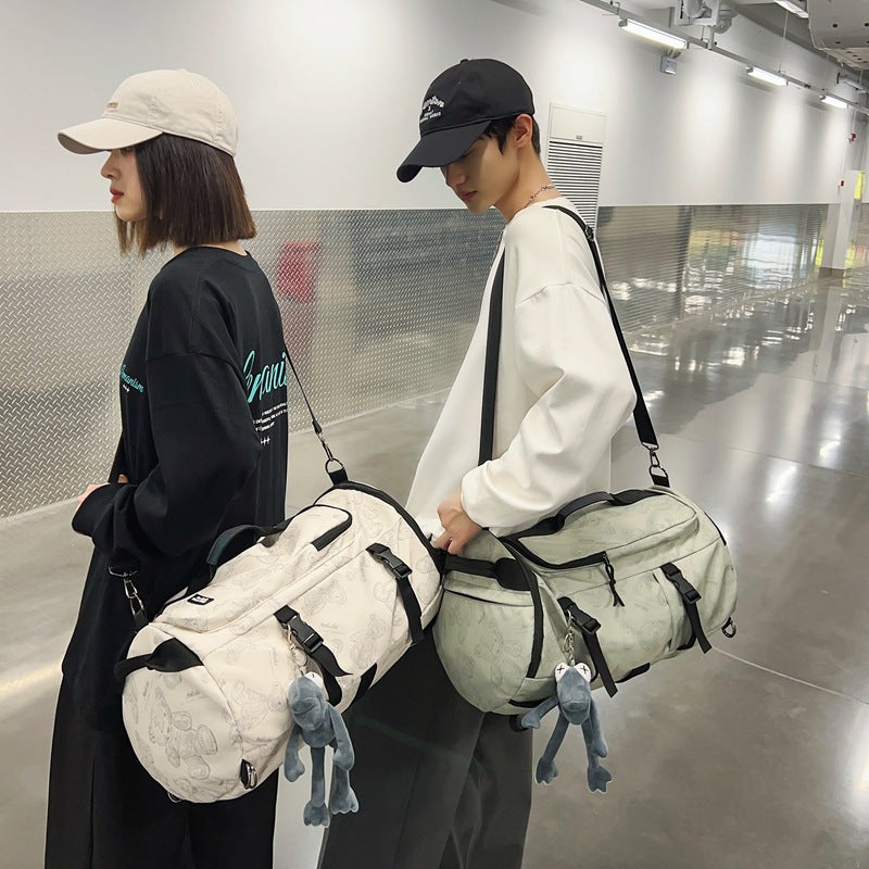 Cross-border female backpack middle school junior high school student high school Korean version college student schoolbag printed travel backpack computer bag