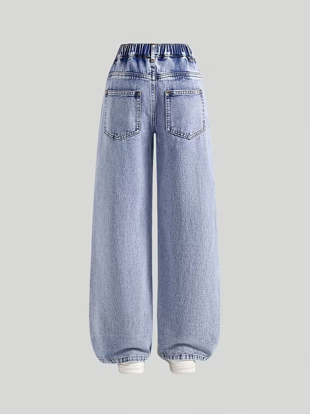 independent station teen girls' jeans - new loose fit straight leg pants - trendy & stylish