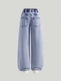 independent station teen girls' jeans - new loose fit straight leg pants - trendy & stylish