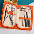 Emma orange - upgraded zipper bag 12-piece set