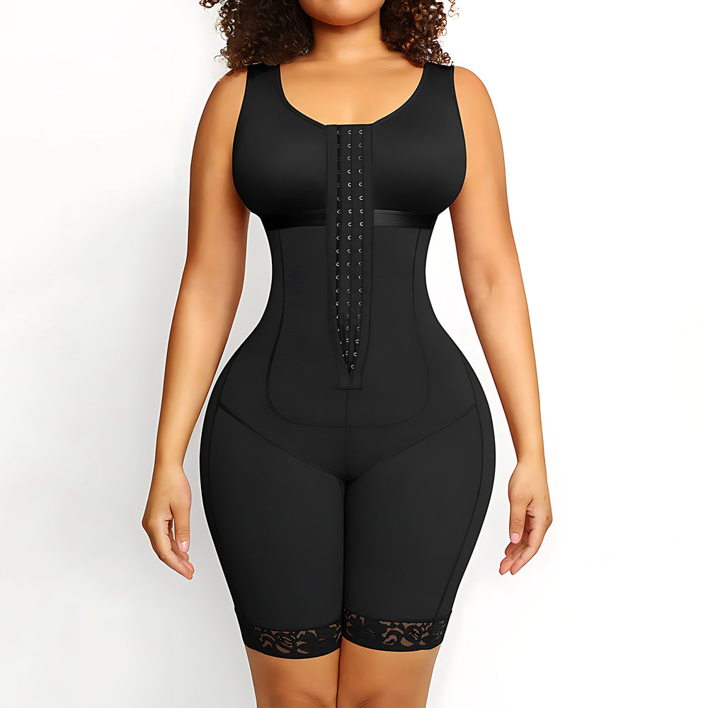 popular laminated one-piece vest body shaping garment, hip lifting, tight-fitting sleeveless body shaping jumpsuit for women