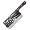 Kitchen knife - household slicing knife, meat and vegetable chopping knife, chef's knife - ultra-sharp, forged, open-edge blade