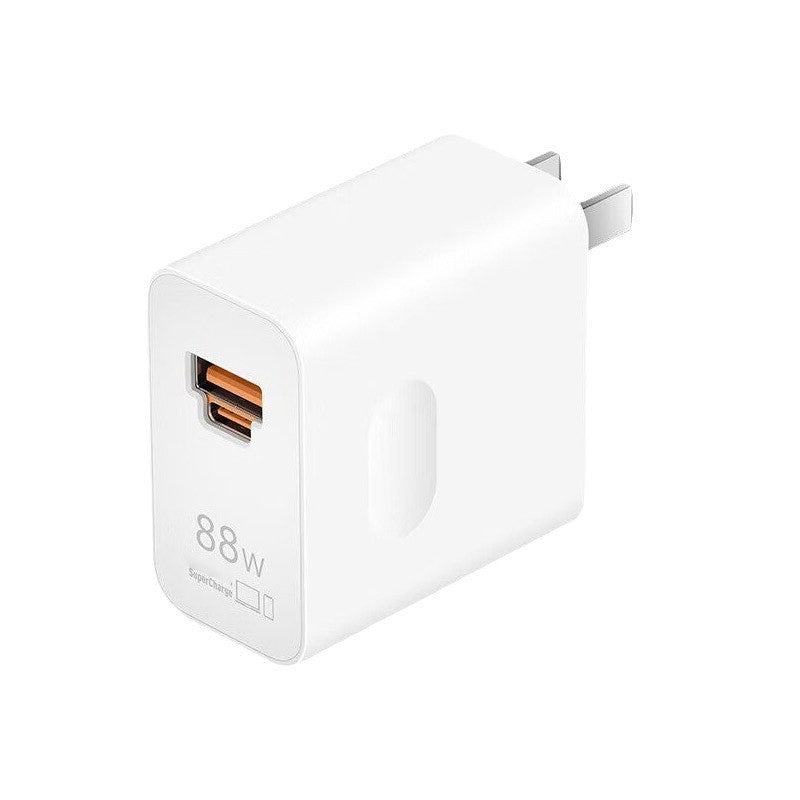 Wholesale 88w fast charging adapter for huawei mate 60 pro, charger head for honor phones, data cable dropshipping