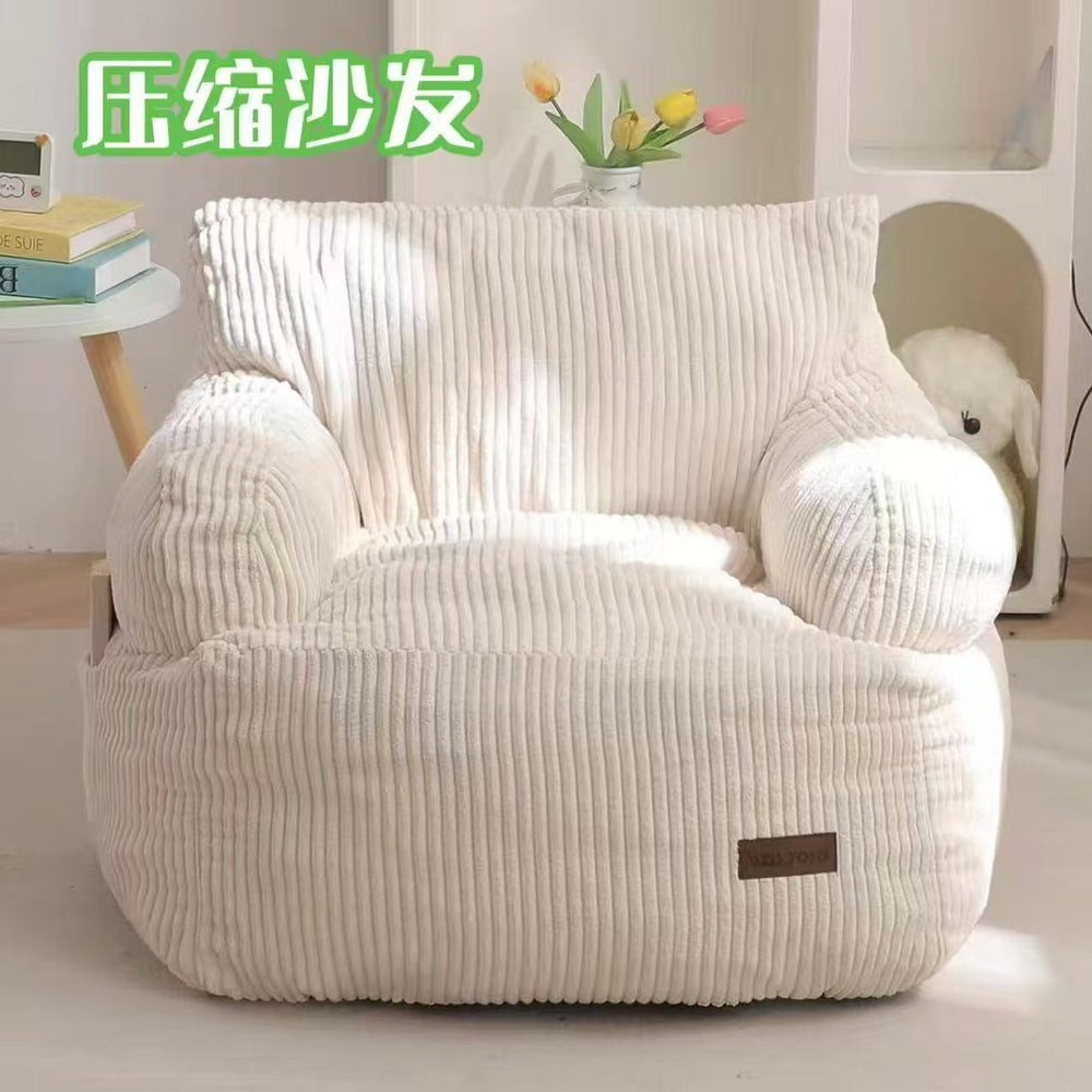 Amazon cross-border compressed kids sofa lazy sofa chair living room baby sofa floor seat for home lazy sofa